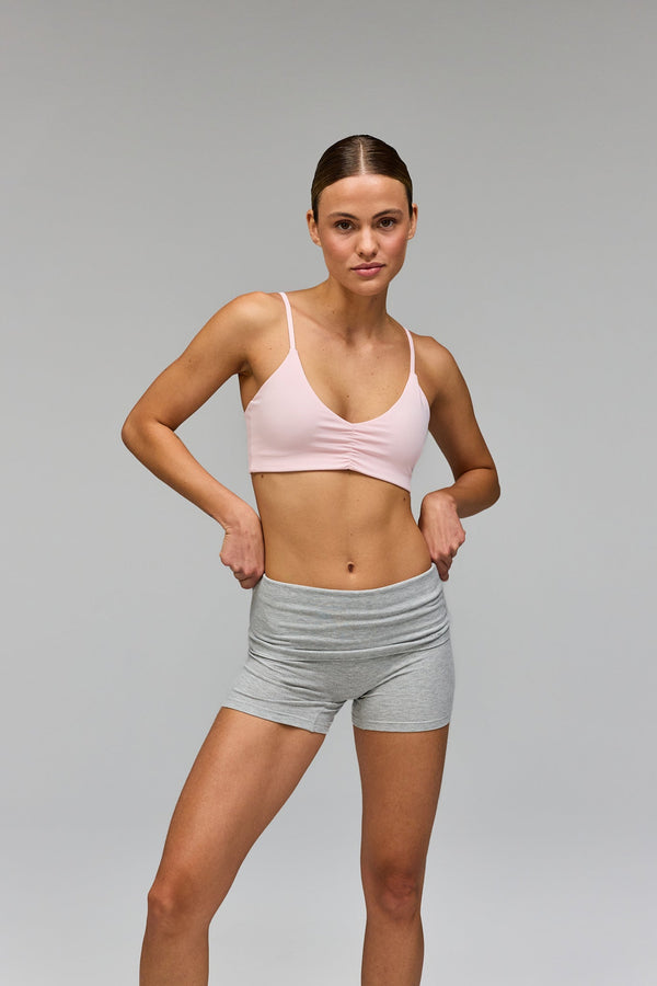 Blossom Scrunch Bra - Soft Pink